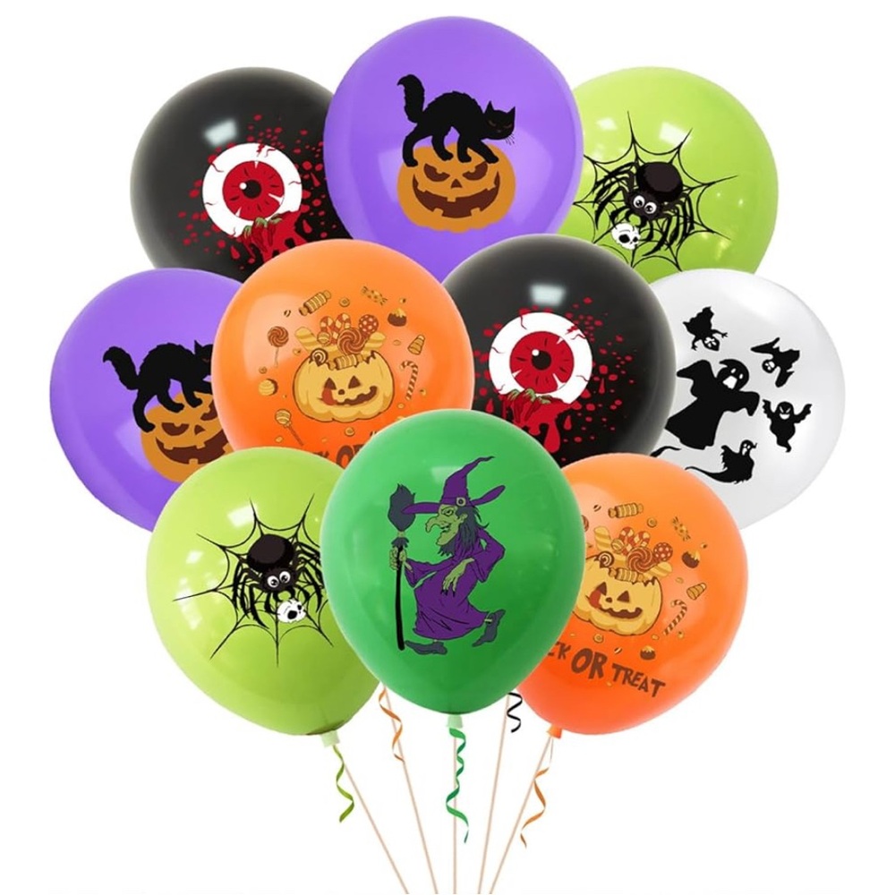 Halloween Party Decoration Set - Black, Purple, Orange - Picture 3 of 9